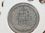 25 cent 1926 zilver nr.6 (08), Postzegels en Munten, Munten | Nederland, Ophalen of Verzenden, Koningin Wilhelmina, 25 cent, Zilver