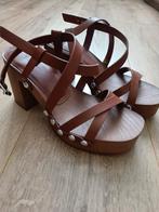 Sandalen Spaanse style zomerschoen blokhak | maat 36, bruin, Kleding | Dames, Schoenen, Bruin, Zo goed als nieuw, Sandalen of Muiltjes