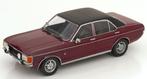 Ford Granada MK I 1975 Donkerrood Metallic / Mat Zwart, Hobby en Vrije tijd, Modelauto's | 1:18, Overige merken, MCG models, Auto
