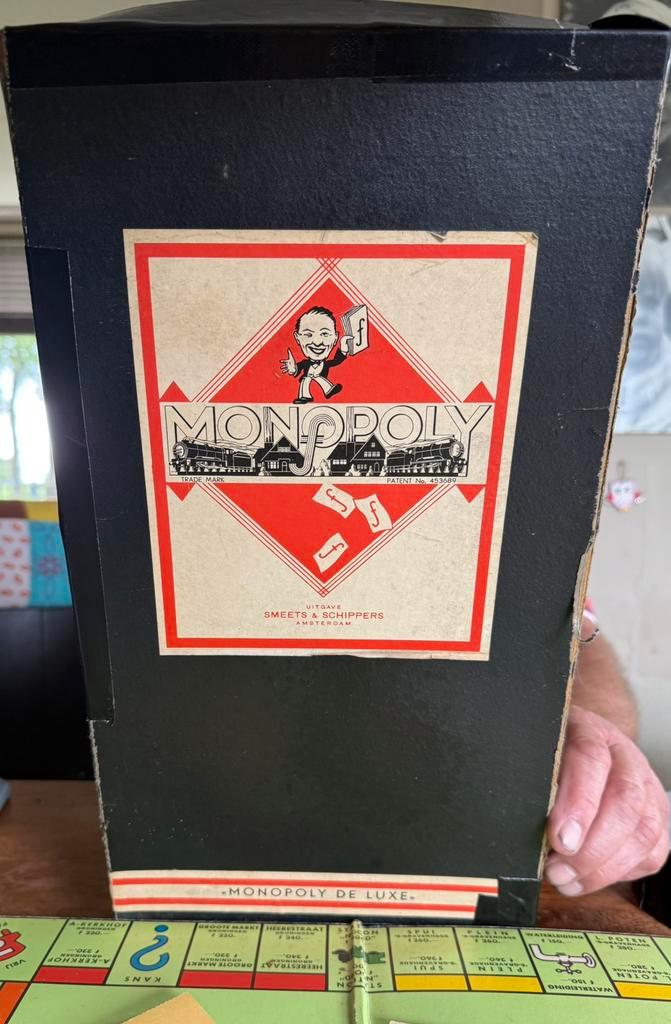 Monopoly de Luxe vintage, Hobby en Vrije tijd, Gezelschapsspellen | Bordspellen, Gebruikt, Vijf spelers of meer, Ophalen of Verzenden