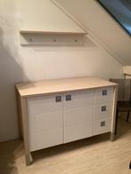 Commode en wandplank serie Linea Vroomshoop meubelen, 90 tot 105 cm, 50 tot 70 cm, Zo goed als nieuw, Commode