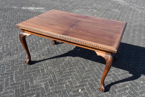 Massief Houten Uitschuifbare Tafel/Bureau, Huis en Inrichting, Bureaus, Gebruikt, Bureau, Ophalen