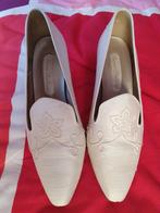Bruidschoenen maat 38, Pumps, Beige, Ophalen of Verzenden, Gedragen