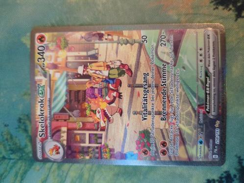 Duitse Pokemon Skeledirge ex, Hobby en Vrije tijd, Verzamelkaartspellen | Pokémon, Zo goed als nieuw, Losse kaart, Foil, Ophalen of Verzenden