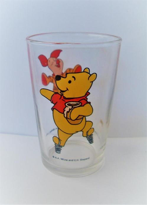 Winnie de Poeh Glas Calve Disney Winnie The Pooh, Verzamelen, Disney, Gebruikt, Servies, Winnie de Poeh of vrienden, Ophalen of Verzenden