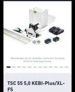 Festool TSC 55 invalcirkelzaag - Zo goed als nieuw!, Doe-het-zelf en Verbouw, Gereedschap | Zaagmachines, Invalzaag, Ophalen of Verzenden