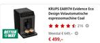 Krups espressomachine, Witgoed en Apparatuur, Koffiezetapparaten, Ophalen, Espresso apparaat