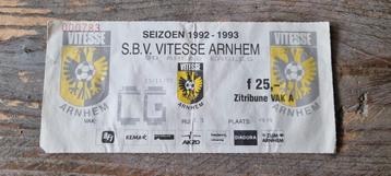 Ticket SBV Vitesse Arnhem - Go Ahead Eagles (1992) beschikbaar voor biedingen
