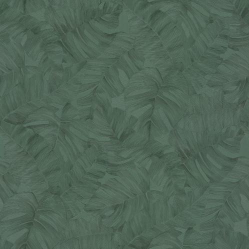 Behang Dutch Wallcoverings Karuna bladmotief A67601, Huis en Inrichting, Stoffering | Behang, Groen, minder dan 10 m², Ophalen of Verzenden