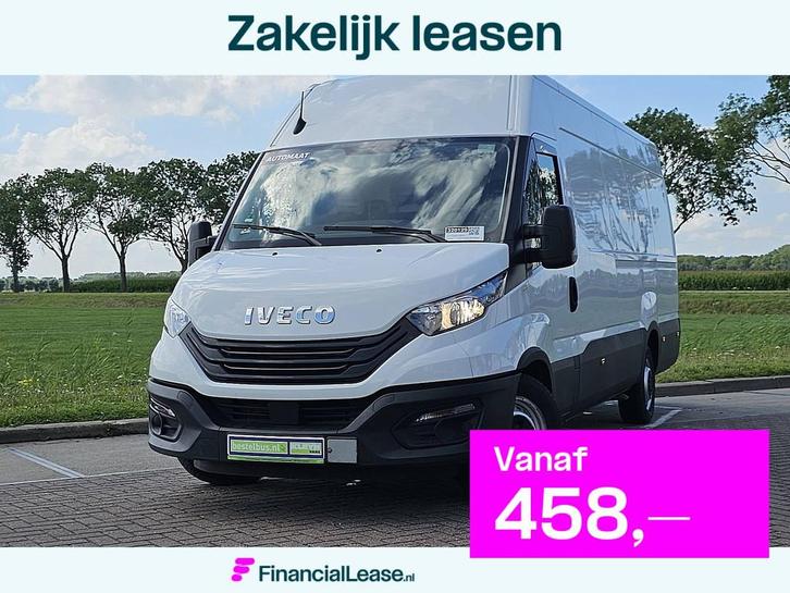IVECO DAILY 35S14 l4h2 maxi automaat, Auto's, Bestelauto's, Bedrijf, Lease, Financial lease, ABS, Airconditioning, Centrale vergrendeling