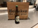 Heineken houten krat met retro flesjes, Verzamelen, Ophalen of Verzenden, Nieuw