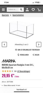 Marina aquarium 25 liter, Ophalen, Zo goed als nieuw, Leeg aquarium