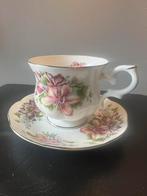 Royal Canterbury kop en schotel, Ophalen of Verzenden, Zo goed als nieuw, Porselein, Kop en/of schotel