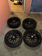 Zwarte 4x100 Velgen 17inch, Ophalen, Gebruikt