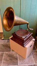 Antieke HMV Grammafoon platenspeler 78 toeren, Antiek en Kunst, Antiek | Tv's en Audio, Ophalen
