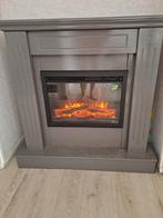 Elektrische haard met schouw, Ophalen of Verzenden, Gebruikt, Vrijstaande haard, Elektrische haard