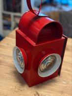 Vintage rode seinlamp (spoorweg incl. stroomdraad), Ophalen of Verzenden