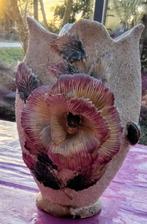 Antieke vaas, Ophalen of Verzenden, Overige kleuren, Glas, Minder dan 50 cm