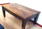 Houten salontafel 119x69, Huis en Inrichting, Tafels | Salontafels, Ophalen, Gebruikt, 100 tot 150 cm, Teakhout