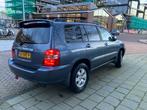 Toyota Highlander V6 2002 Blauw, Auto's, Beige, Blauw, 219 pk, Particulier