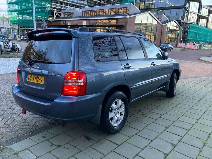 Toyota Highlander V6 2002 Blauw, Auto's, Toyota, Particulier, Highlander, Benzine, Euro 3, SUV of Terreinwagen, Automaat, Geïmporteerd