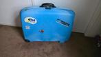 Blauwe Reiskoffer - Gebruikt, Wieltjes, Gebruikt, 50 tot 60 cm, Hard kunststof