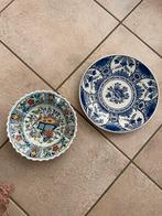 2x Delfts blauwe borden, Antiek en Kunst, Ophalen of Verzenden