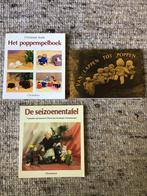 Poppenspelboek, de seizoenentafel, Van lappen tot poppen., Verzenden, Zo goed als nieuw, Boek of Patroon