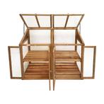 Kweekkas | Broeikas | Tuinkas | 120x49x97,5 cm | Vurenhout, Overige materialen, Polycarbonaat, Muurkas, Info@lendo-online.eu