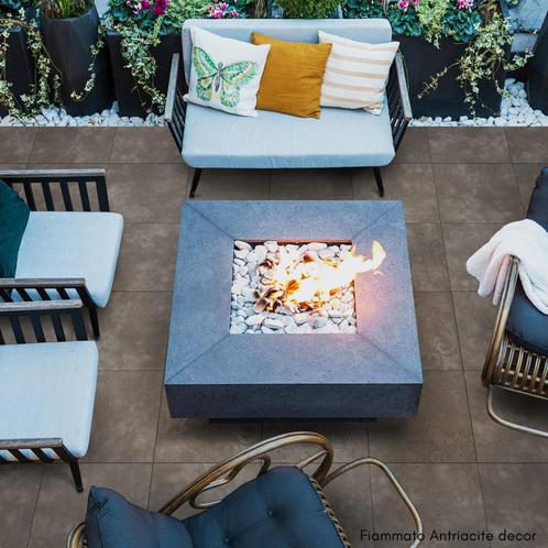 Kera Twice Fiammato Tegel, Tuin en Terras, Tegels en Klinkers, Nieuw, Terrastegels, Beton, 10 m² of meer, Ophalen