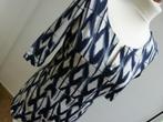 SYLVER top maat M 38 blauw wit patroontje, Kleding | Dames, Maat 38/40 (M), Ophalen of Verzenden, Zo goed als nieuw, Korte mouw