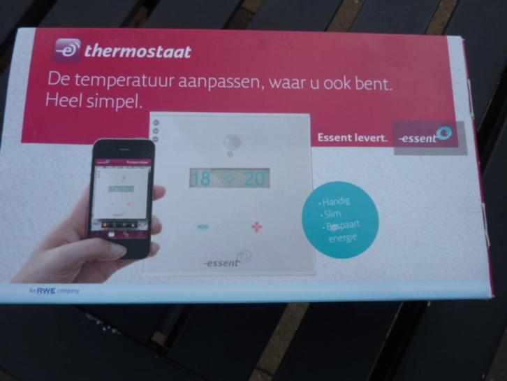 Nieuwe thermostaat van Essent, Doe-het-zelf en Verbouw, Thermostaten, Nieuw, Ophalen of Verzenden