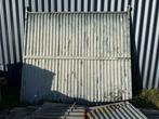 2 Metalen schuifdeur voor schuur of loods, Doe-het-zelf en Verbouw, Ophalen, Gebruikt, Overige typen, Minder dan 5 m²