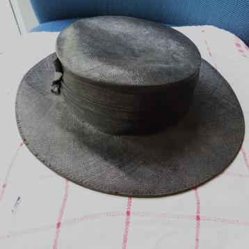 zwarte hoed Maison Suylen heel mooi maat M sisal/aloe vera beschikbaar voor biedingen