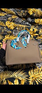 Luxe Dames tas hermes birkin beige, Sieraden, Tassen en Uiterlijk, Tassen | Damestassen, Ophalen of Verzenden, Nieuw, Zwart, Handtas