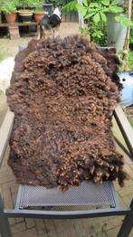 Zwartbles schaap, hand gevilte vacht, 80x55cm, 100% wol, Verzenden, Nieuw