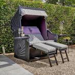 Deko strandkorf strandkorb strandstoel ligstoel ligbed, Ophalen, Zo goed als nieuw, Aluminium