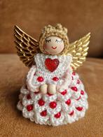 Gehaakte engel gehaakt engeltje rood wit, Ophalen of Verzenden, Nieuw