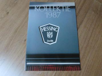 oude brochure Hessing Zeist: Kollektie 1987, luxe auto's beschikbaar voor biedingen