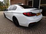 BMW 5-serie 530d High Executive Automaat / M Pakket / Leder, Auto's, BMW, Gebruikt, 2000 kg, Wit, Leder