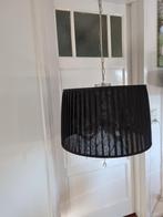 Mooie zwarte hanglamp met kroonluchter, Ophalen, Zo goed als nieuw
