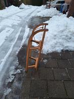 Davos houten slee, Ophalen, Gebruikt