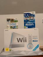 Wii sports/sports resort pack compleet in doos, Spelcomputers en Games, Spelcomputers | Nintendo Wii, Ophalen of Verzenden, Zo goed als nieuw