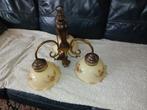 Mooie sierlijke lamp, Ophalen, Gebruikt, Glas, Vintage