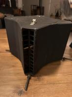 Te koop schoorsteenkap zwart, Huis en Inrichting, Kachels, Ophalen of Verzenden, Zo goed als nieuw, Hout, Houtkachel