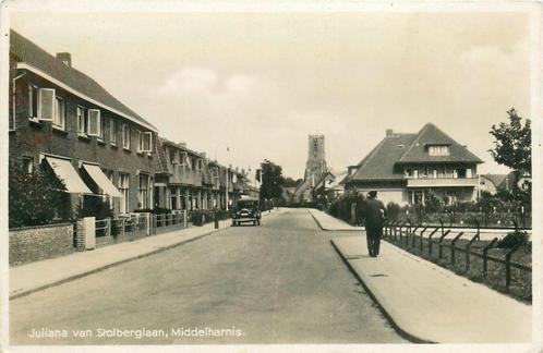 (701-344-039) Middelharnis Juliana van Stolberglaan, Verzamelen, Ansichtkaarten | Nederland, Zuid-Holland, Verzenden