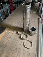RVS Dubbelwandige Rookgasafvoer, Gebruikt, Hoog rendement (Hr), Kachel, Minder dan 60 cm