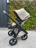 Dubatti kinderwagen combi taupe/bruin en zwart, Kinderen en Baby's, Kinderwagens en Combinaties, Gebruikt, Verstelbare duwstang