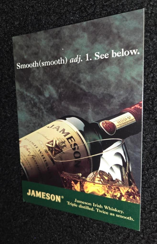 Jameson Irish Whiskey, Verzamelen, Ansichtkaarten | Themakaarten, Ongelopen, 1980 tot heden, Overige thema's, Verzenden