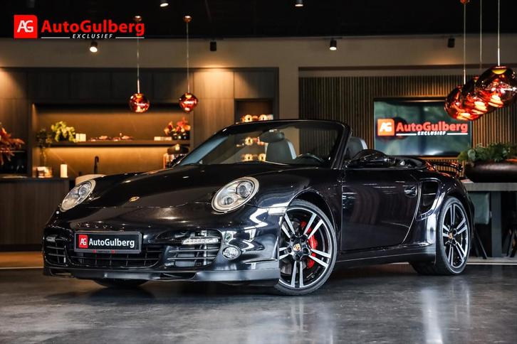 Porsche 911 Cabrio 3.8 Turbo Sportstoelen Adaptive Voll Lede, Auto's, Porsche, Bedrijf, Te koop, 4x4, Alarm, Centrale vergrendeling